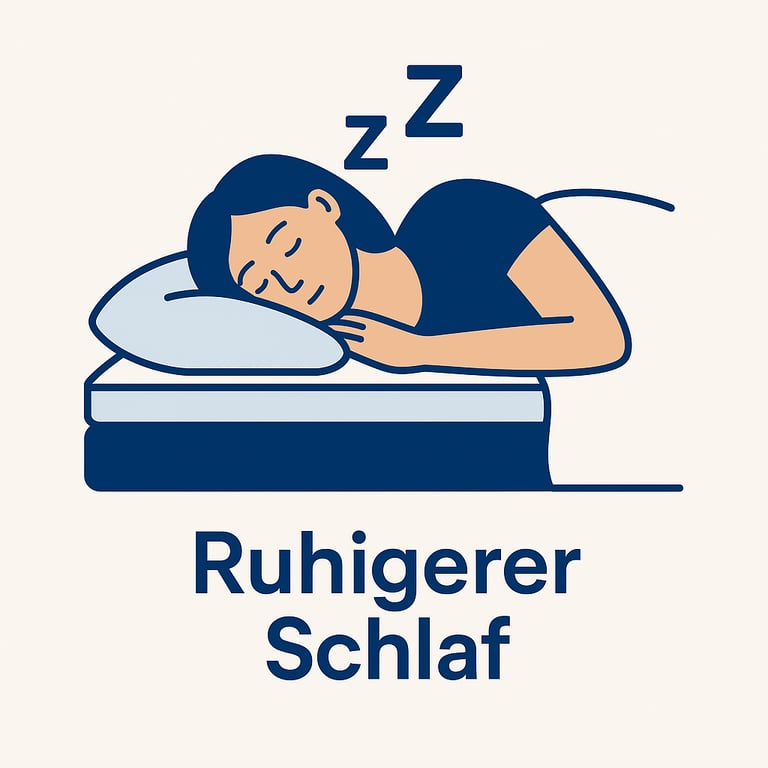 Grafik ruhiger Schlaf